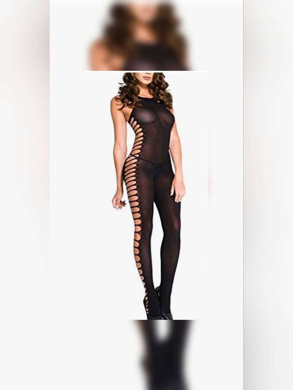 Music Legs Bodystocking OS New - Picture 2 of 9